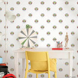 Grogu Green Peel & Stick Wallpaper with Novelty Kids Pattern - York RMK12422RL