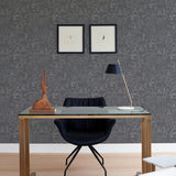 Star Wars Saga Line Sketches Grey Peel & Stick Wallpaper with Licensed Novelty Line-Art Pattern - York RMK12453PL