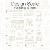 Jurassic World: Dominion Signs Beige Peel & Stick Wallpaper with Warning Sign Motif - York RMK12461RL