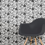 Stranger Things Hellfire Club Black Peel & Stick Wallpaper with Whimsical Novelty Pattern - York RMK12464RL