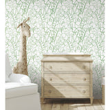 Tropical Signature Green Peel & Stick Wallpaper