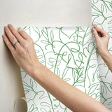 Tropical Signature Green Peel & Stick Wallpaper