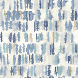 Watercolor Fountain Blue Peel & Stick Wallpaper with Whimsical Abstract Geometrics - York RMK12533RL