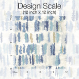 Watercolor Fountain Blue Peel & Stick Wallpaper with Whimsical Abstract Geometrics - York RMK12533RL