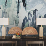Abstraction Blue Slate Blue Peel & Stick Wall Mural