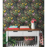 Mirage Oasis Multicolor Peel & Stick Wallpaper with Botanical Flower Pattern, Modern Style - York RMK12536RL