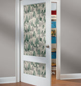 Netflix Stranger Things Hawkins Woods Green Peel & Stick Wallpaper