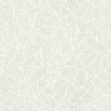 Modern Crescent Moon Cream Peel & Stick Wallpaper with Geometric Abstract Motif - York RMK12570PL