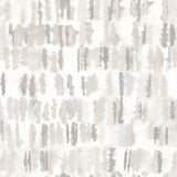 Watercolor Fountain Neutral Peel & Stick Wallpaper with Whimsical Geometric Abstract Pattern - York RMK12579RL