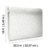Waverly Savoy Grey Peel & Stick Wallpaper
