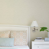 Waverly Savoy Beige Peel & Stick Wallpaper