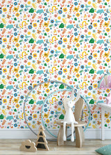 Disneys Encanto Multicolor Flowers Kids Peel & Stick Wallpaper - RoomMates RMK12616RL