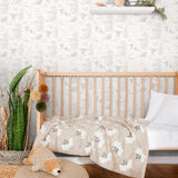 Winnie The Pooh Grey Toile Peel & Stick Wallpaper with Disney Novelty Kids Style - York RMK12623RL