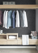 Dungeons & Dragons Charcoal Peel & Stick Wallpaper with Geometric Dice Pattern - RoomMates RMK12625RL