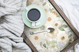 Southern Charm Sage Peel & Stick Wallpaper with Botanical Watercolor Floral - York RMK12632RL