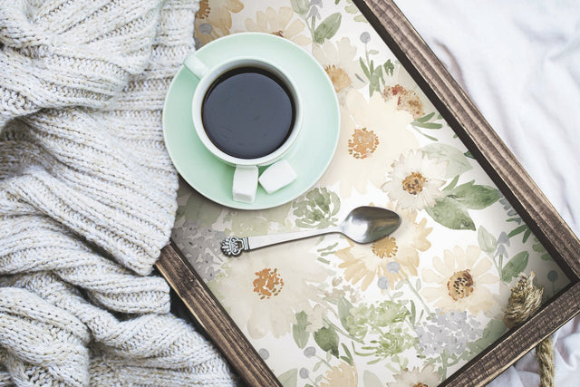 Southern Charm Sage Peel & Stick Wallpaper with Botanical Watercolor Floral - York RMK12632RL
