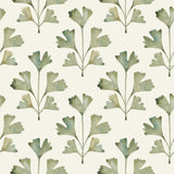 Cat Coquillette Gingko Almond Peel & Stick Wallpaper with Botanical Watercolor Leaves - York RMK12641PL