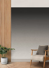 Aura Ombre Charcoal Peel & Stick Wall Mural with Modern Ombre Gradient - York RMK12656MW