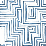 Warren Blue Geometric Modern Peel & Stick Wallpaper - York RMK12662RL