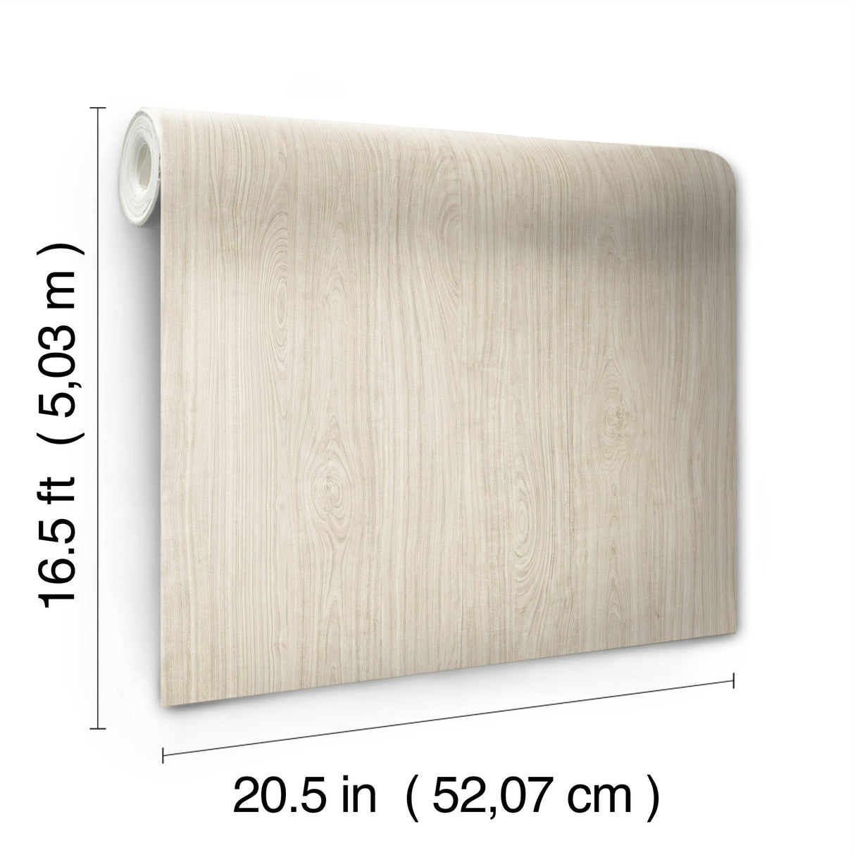 Cherry Wood Warm Peel & Stick Wallpaper - York RMK12671PL