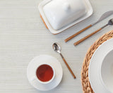 Cherry Wood Oyster Peel & Stick Wallpaper with Modern Wood-Look Pattern - York RMK12673PL