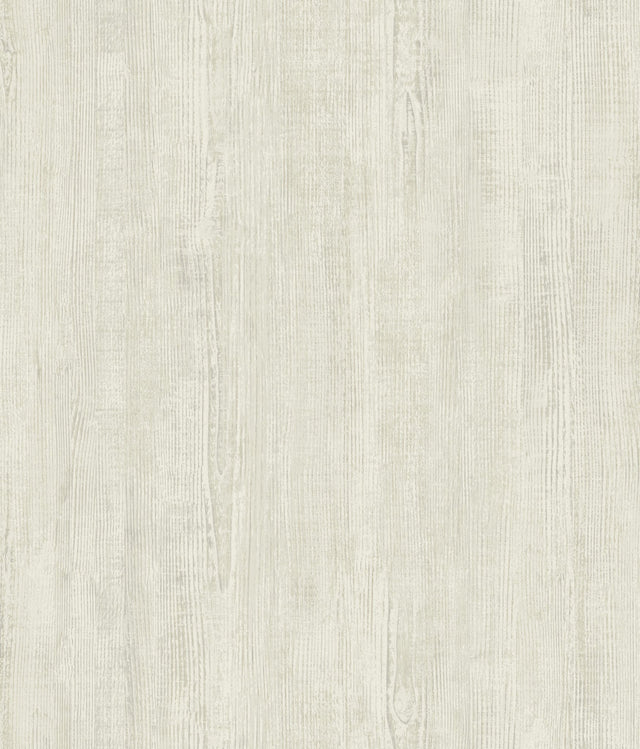 Dimensional Natural Wood Cream Peel & Stick Wallpaper with Modern Wood Look - York RMK12676PL