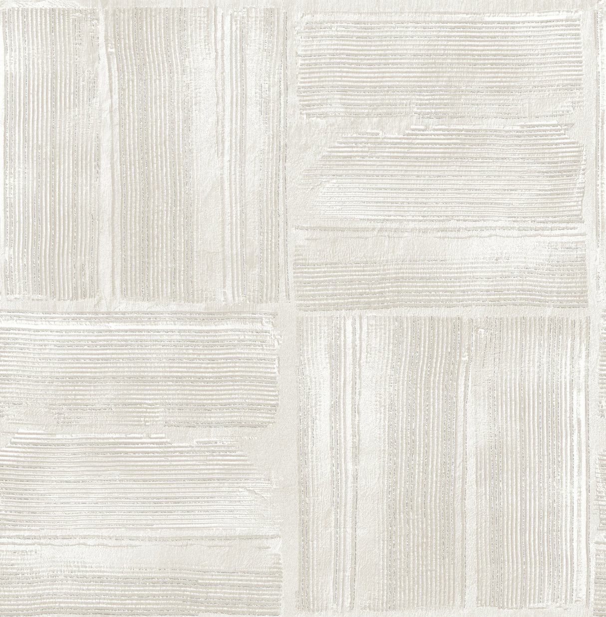 Dimensional Square Beige Plaster Peel & Stick Wallpaper with Modern Graphic Raised Ink - York RMK12680PLW