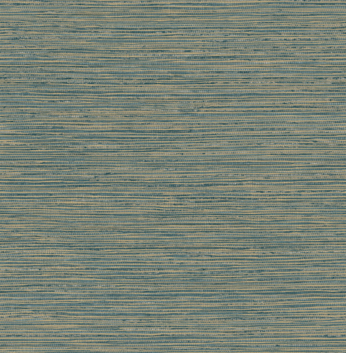 Dimensional Teal Grasscloth Peel & Stick Wallpaper with Metallic Raised Ink Texture - York RMK12684PLW