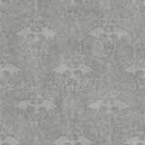 House Of The Dragon Grey Damask Modern Peel & Stick Wallpaper - York RMK12699RL
