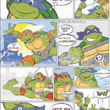 Teenage Mutant Ninja Turtles Comic Green Peel & Stick Wallpaper