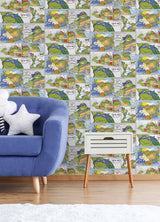 Teenage Mutant Ninja Turtles Comic Green Peel & Stick Wallpaper