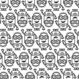 Minions Line Art Black Peel & Stick Wallpaper with Black-and-White Character Graphics - York RMK12730PLW