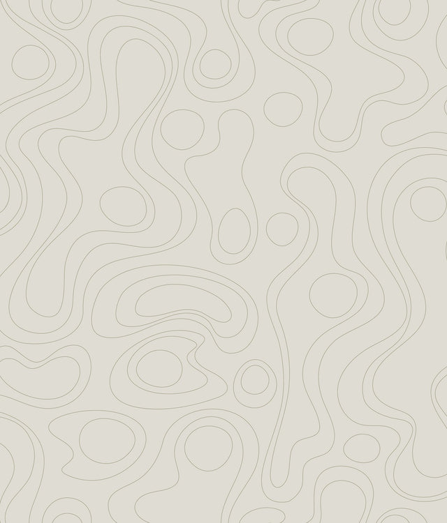 Lineation Beige Geometric Peel & Stick Wallpaper - RoomMates RMK12736PLW