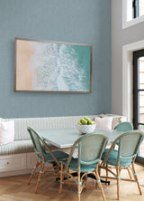 Lineation Blue Peel & Stick Wallpaper with Organic Geometric Pattern - York RMK12738PLW