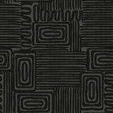 Pathways Black Peel & Stick Wallpaper with Modern Geometric Graphics - York RMK12742PLW
