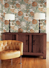 Poppy Fields Linen Peel & Stick Wallpaper
