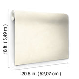Daphne Cream Limewash Peel & Stick Wallpaper with Modern Stone Graphic Motif - York RMK12765PLW
