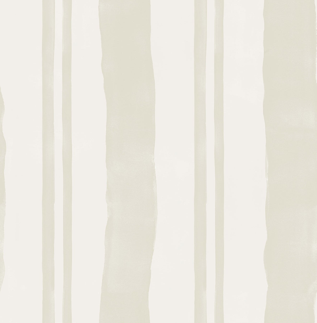 Winston Watercolor Cream Stripe Peel & Stick Wallpaper
