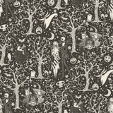 Nightmare Before Christmas Sepia Forest Toile Peel & Stick Wallpaper - RoomMates RMK12795PLW