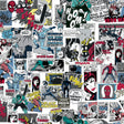 Marvel Classic Comics Peel and Stick Wallpaper by RoomMates featuring Avengers, Spider-Man, Iron Man, Captain America and Thor in a Retro Comics Design