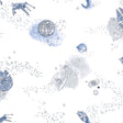 STAR WARS Good Night Galaxy Blue and Grey Peel and Stick Wallpaper by RoomMates RMK12815PL