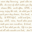 Dream Big Script Gold Peel and Stick Wallpaper by RoomMates - RMK9006WP