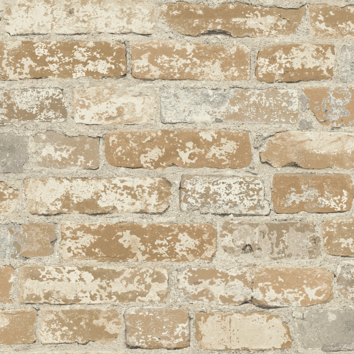 Stuccoed Brick Brown Peel and Stick Wallpaper by RoomMates - RMK9037WP