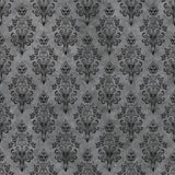 Disney Haunted Mansion Grey and Black Distressed Damask Peel and Stick Wallpaper by RoomMates - RMWS1220