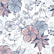 Pokémon Pikachu Floral Peel and Stick Wallpaper in Pink and Blue by RoomMates RMWS1229