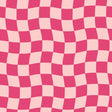 Groovy Checker Pink Peel and Stick Wallpaper by RoomMates RMWS1242