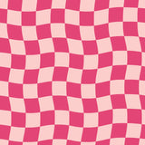 Groovy Checker Pink Peel and Stick Wallpaper by RoomMates RMWS1242