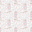 Cowgirl Like Me Pink Peel and Stick Wallpaper featuring pink and white floral cowboy boots by RoomMates - RMWS1259