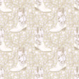 Cowgirl Like Me Beige Peel and Stick Wallpaper by RoomMates - RMWS1261