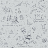 Harry Potter Magical Moments Trail Grey Peel and Stick Wallpaper by RoomMates - RMWS1262